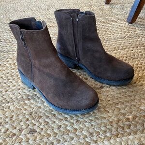 NAOT Wander brown brushed suede boots. EURO 38 - US 7